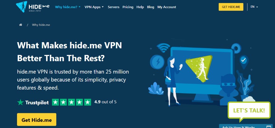 Tại sao bạn nên tin tưởng sử dụng Hide.me VPN?