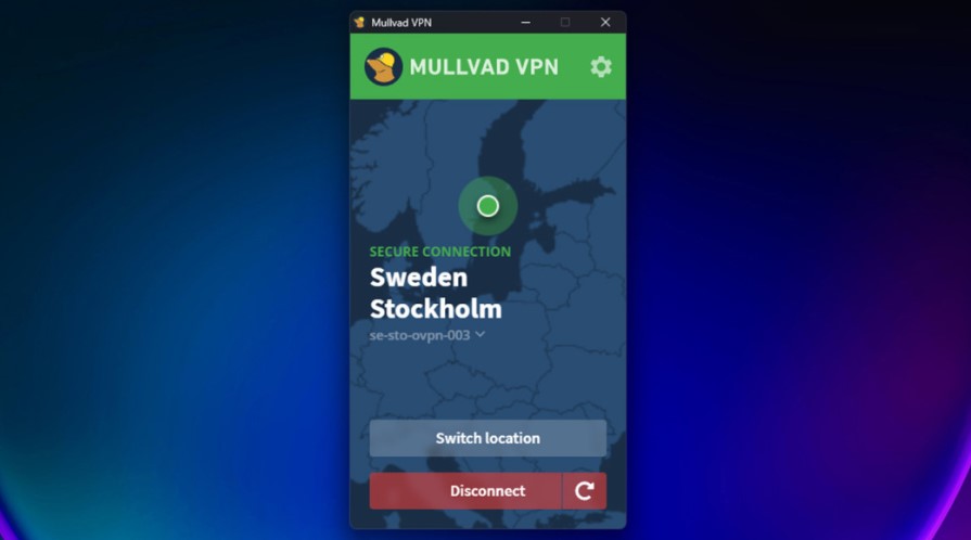 Mua bản quyền dịch vụ VPN của Mullvad VPN